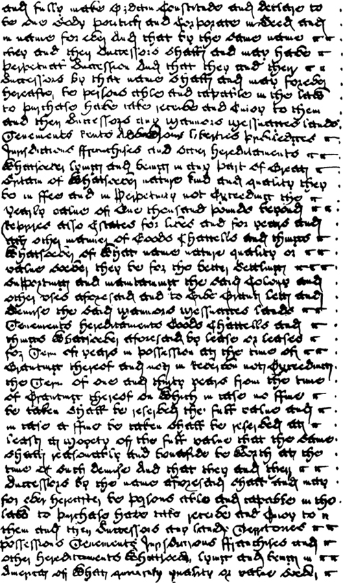 The first page of the Charter of 1732 written in the Georgian language explaining the plight of unemployment.