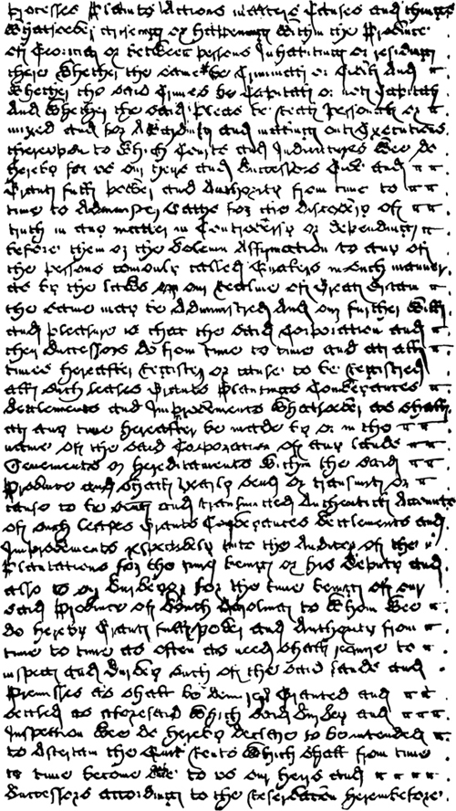 The first page of the Charter of 1732 written in the Georgian language explaining the plight of unemployment.