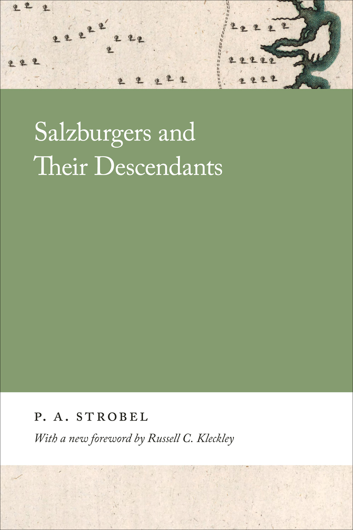 Cover page of the book “Salzburgers and Their Descendants.”