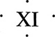 Roman numeral 11.