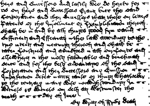 The first page of the Charter of 1732 written in the Georgian language explaining the plight of unemployment.