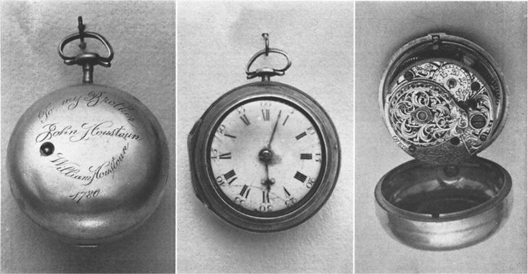 Signatures of the 6 Houstoun’s including the signature of John Houstoun are shown.