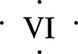 Roman numeral 6.