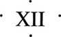 Roman numeral 12.