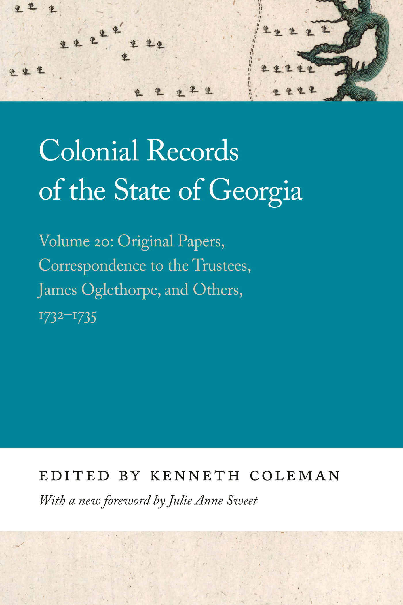Cover page of the book “Colonial Records of the State of Georgia.”