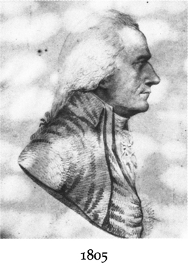 The portrait of Alexander Hamilton from 1805.