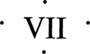 Roman numeral 7.