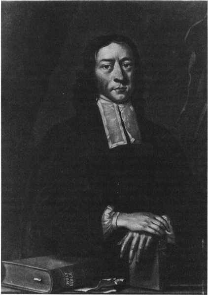 The portrait of John Wesley.