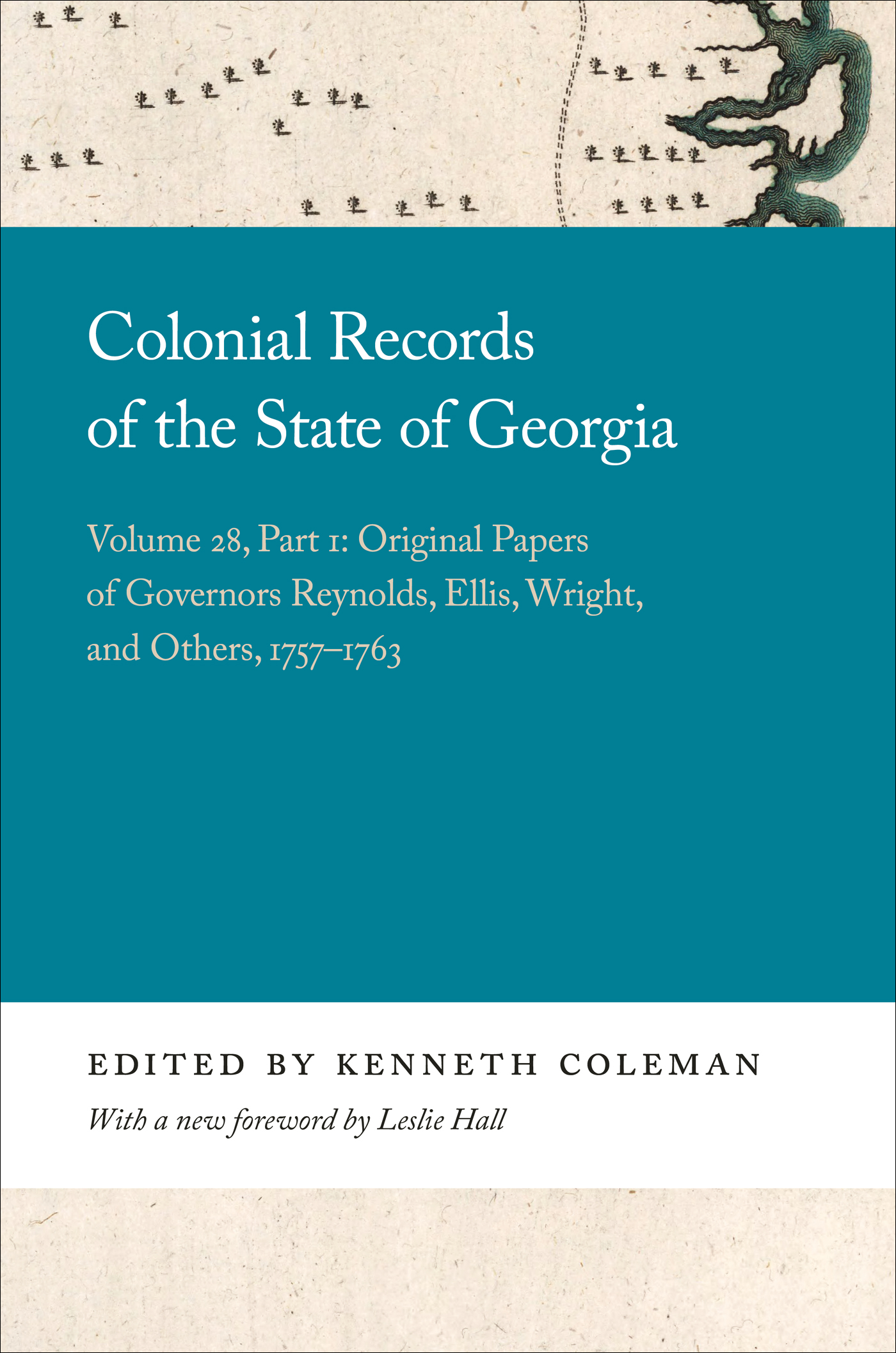 Cover page of the book “Colonial Records of the State of Georgia.”