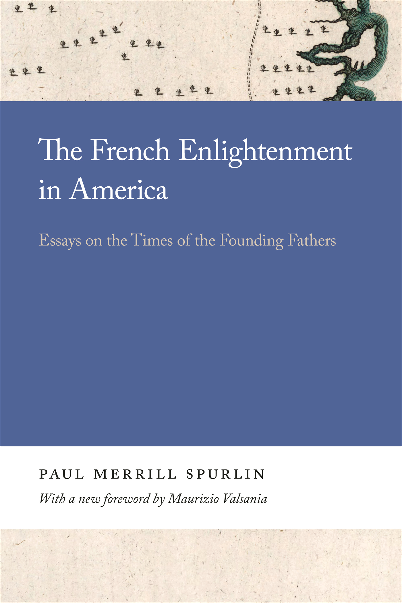 Cover page of the book “The French Enlightenment in America.”