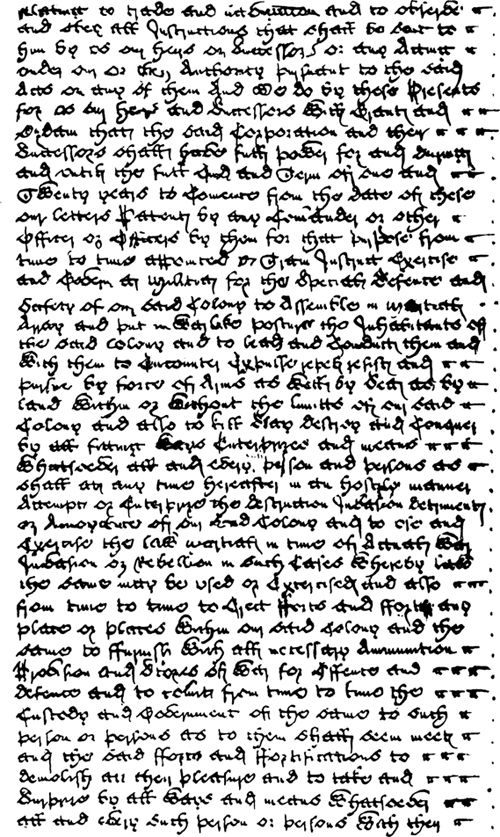 The first page of the Charter of 1732 written in the Georgian language explaining the plight of unemployment.