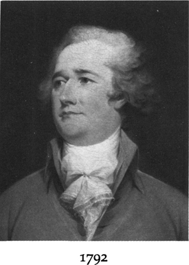 The portrait of Alexander Hamilton from 1792.